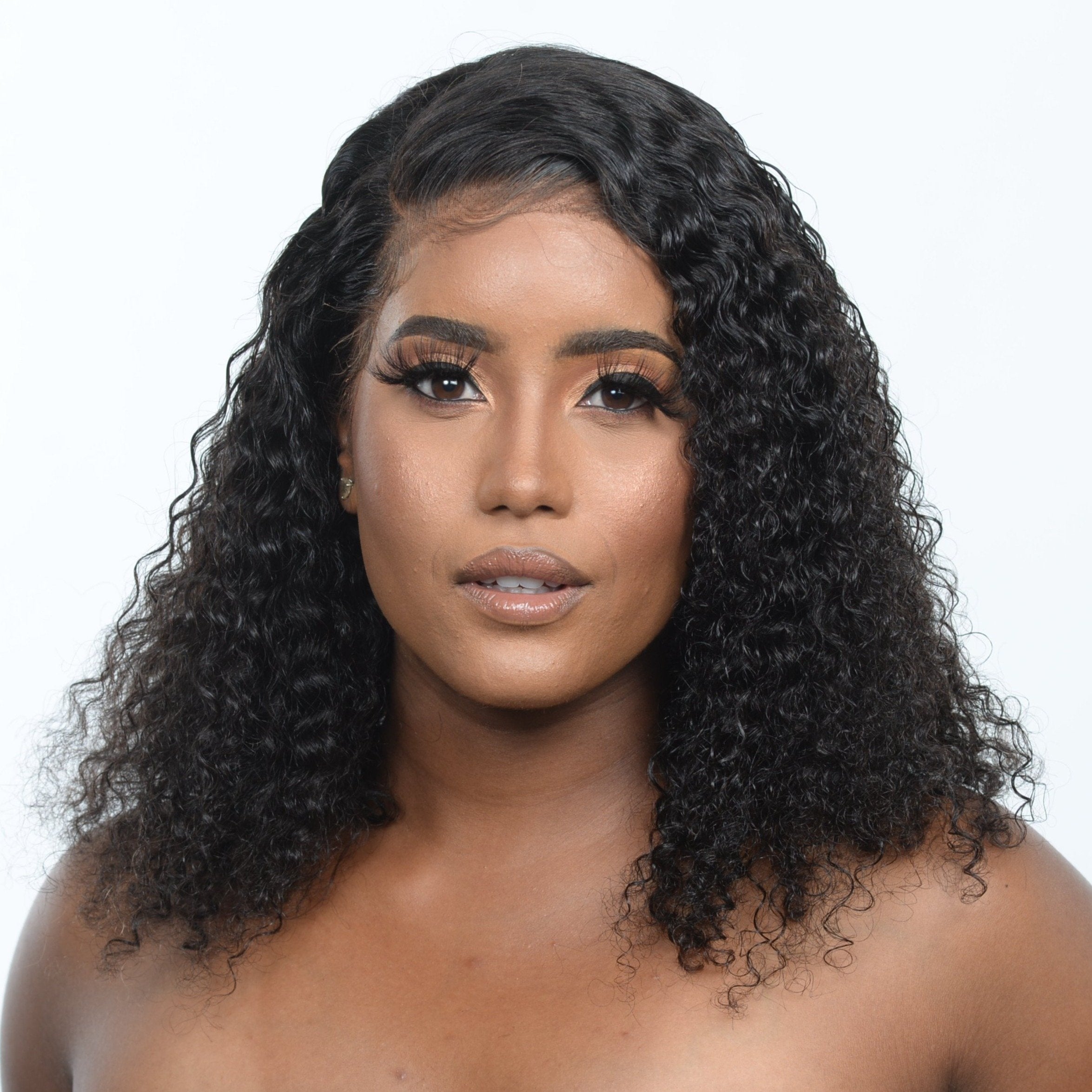 13x6 Frontal Lace Wig Deep Curly (150% Density)